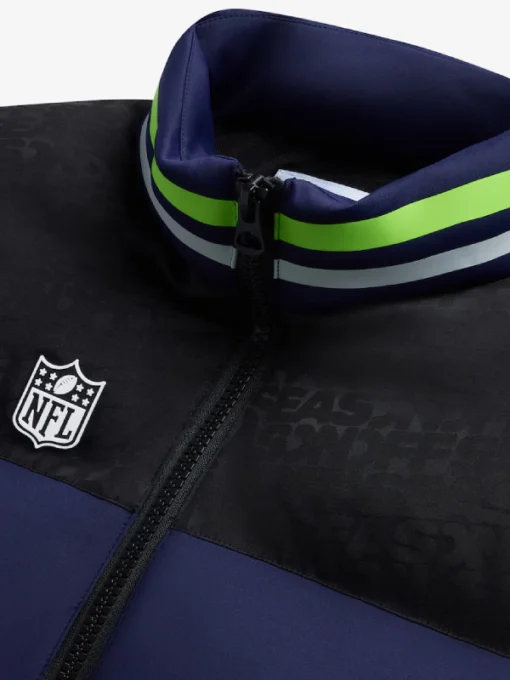 Off Season x NFL Seattle Seahawks College Navy Team Puffer Vest
