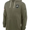Philadelphia Eagles Olive 2025 Salute To Service Hoodie