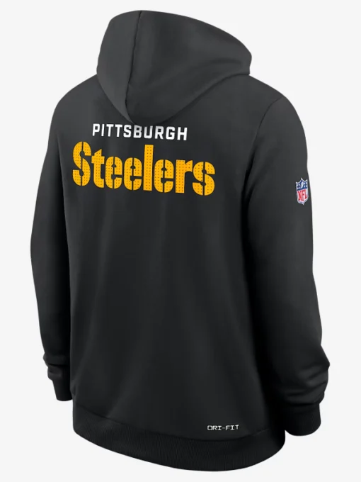 Pittsburgh Steelers Initial Home Sideline Black Hoodie