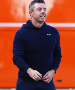 Rory McIlroy Amgen Irish Open Golf Championship 2025 Blue Hoodie