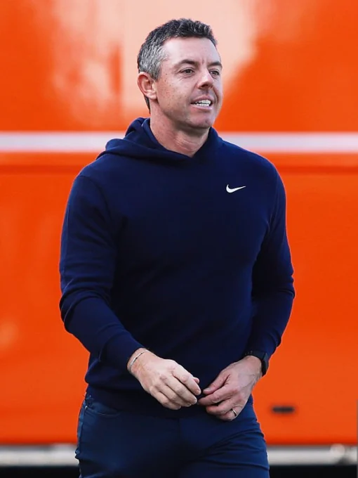 Rory McIlroy Amgen Irish Open Golf Championship 2025 Blue Hoodie