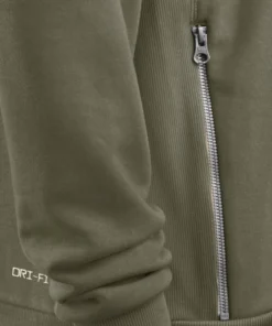 San Francisco 49ers 2025 Olive Salute To Service Sideline Standard Issue Dri-FIT Hoodie
