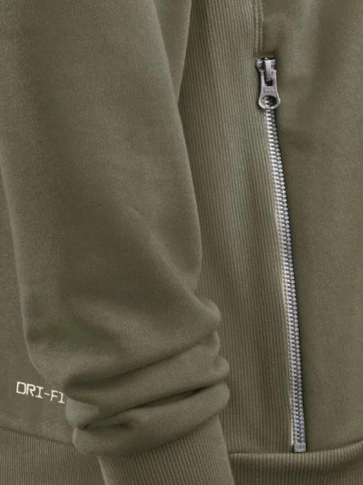 San Francisco 49ers 2025 Olive Salute To Service Sideline Standard Issue Dri-FIT Hoodie