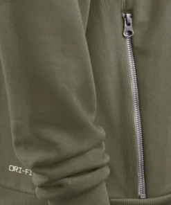 Seattle Seahawks 2025 Olive Salute To Service Sideline Standard Issue Dri-FIT Hoodie