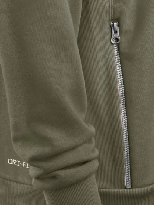 Seattle Seahawks 2025 Olive Salute To Service Sideline Standard Issue Dri-FIT Hoodie