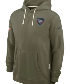 Tennessee Titans Olive 2025 Salute To Service Hoodie