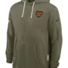 Washington Commanders Olive 2025 Salute To Service Hoodie