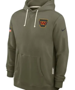 Washington Commanders Olive 2025 Salute To Service Hoodie