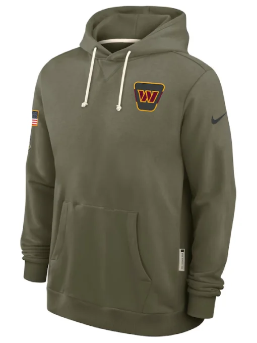 Washington Commanders Olive 2025 Salute To Service Hoodie