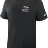 Baltimore Ravens Black 2025 Crucial Catch T-Shirt