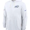 Buffalo Bills White 2025 Rivalries Collection Sideline Hoodie