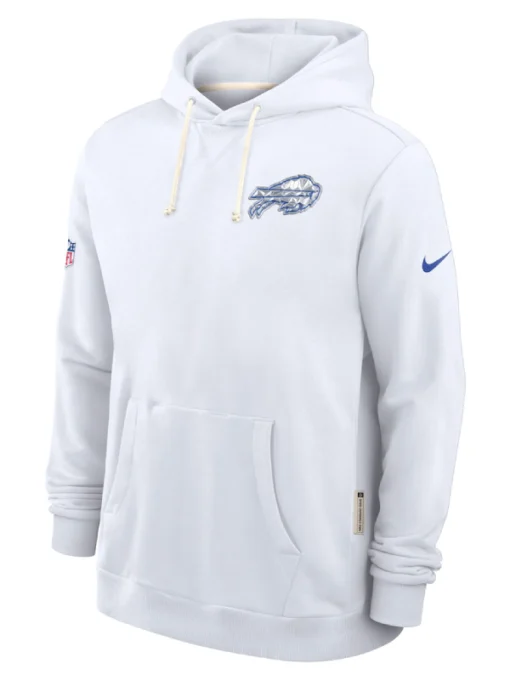 Buffalo Bills White 2025 Rivalries Collection Sideline Hoodie