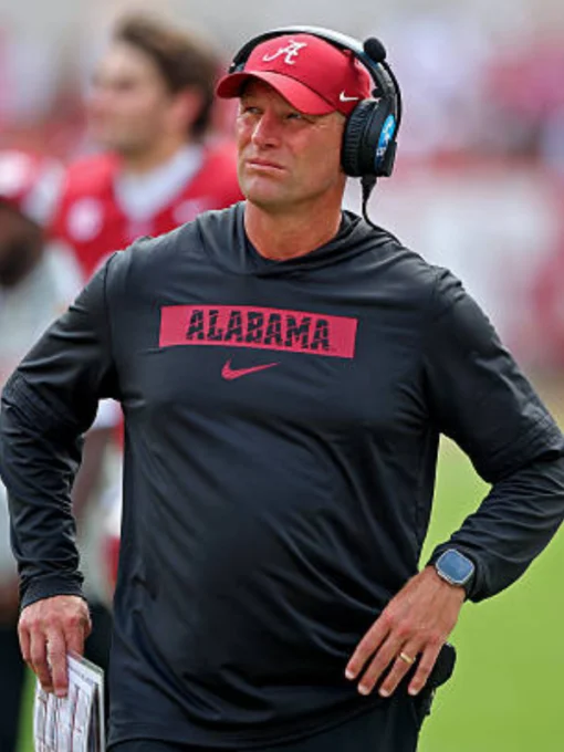 Kalen DeBoer Alabama Black Hoodie
