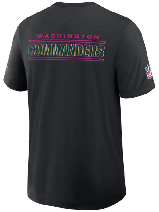 Washington Commanders 2025 Black Crucial Catch T-Shirt